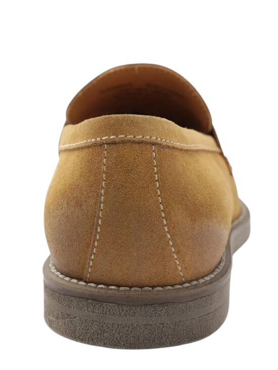 Bruno Magli Sanna Water Repellent Penny Loafer - Cognac Suede, US 10.5 M main image 4